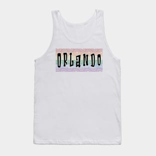 LGBTQ PATTERN AMERICA ORLANDO Tank Top